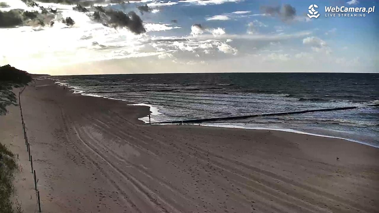 DŹWIRZYNO - widok na plażę - 20 wresień 2026, 17:02