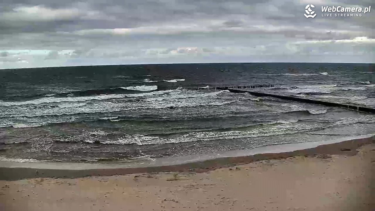 DŹWIRZYNO - widok na plażę - 07 sierpień 2026, 08:10