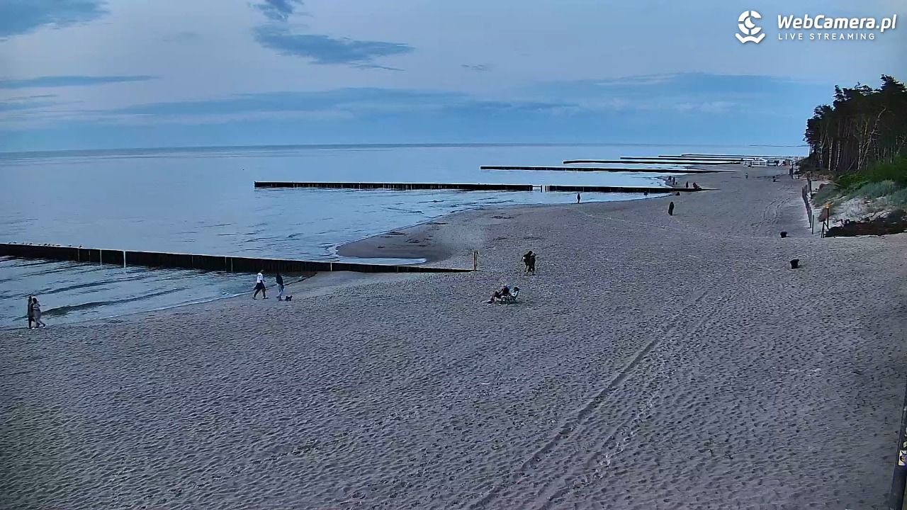 DŹWIRZYNO - widok na plażę - 04 czerwiec 2025, 21:25