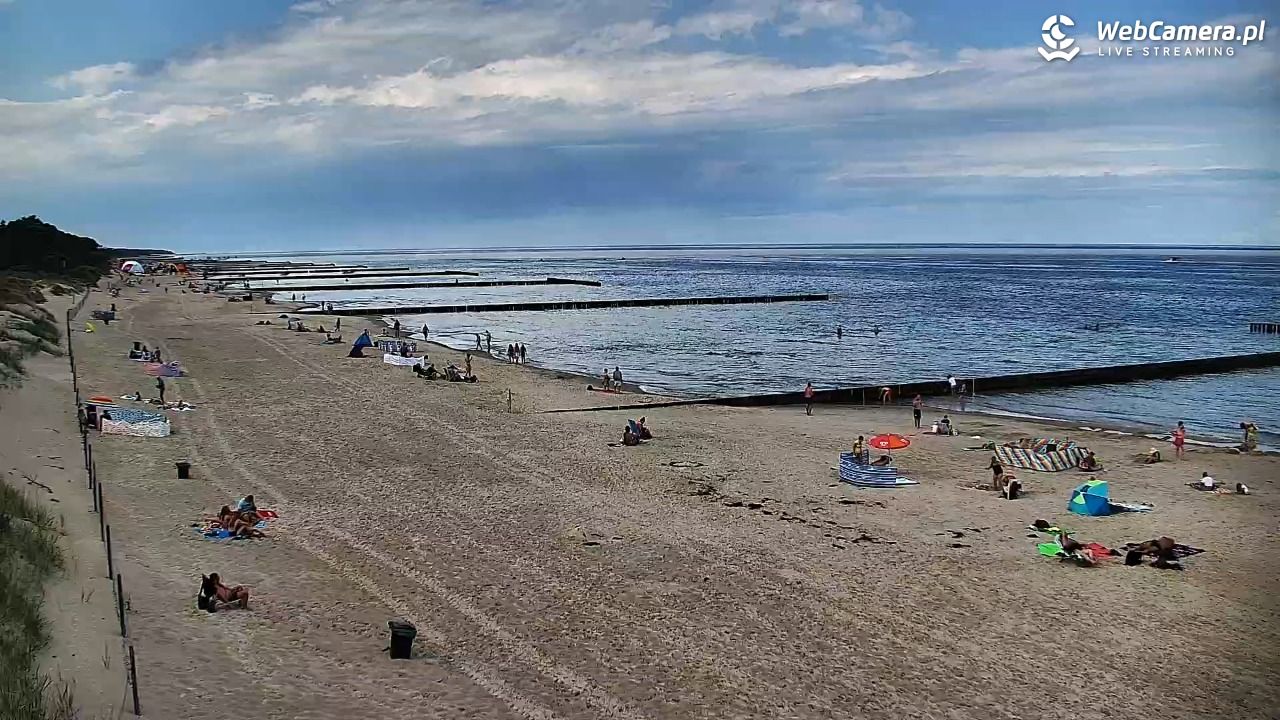DŹWIRZYNO - widok na plażę - 06 sierpień 2026, 12:52
