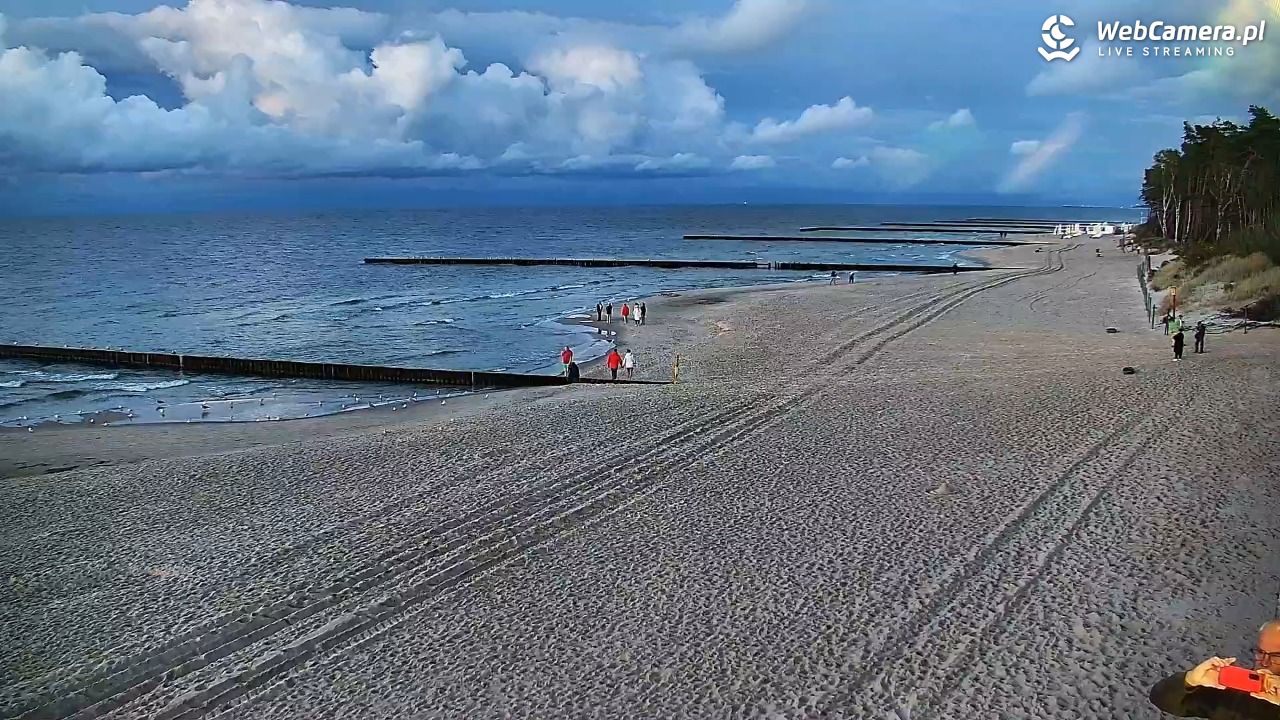 DŹWIRZYNO - widok na plażę - 14 wresień 2025, 19:36