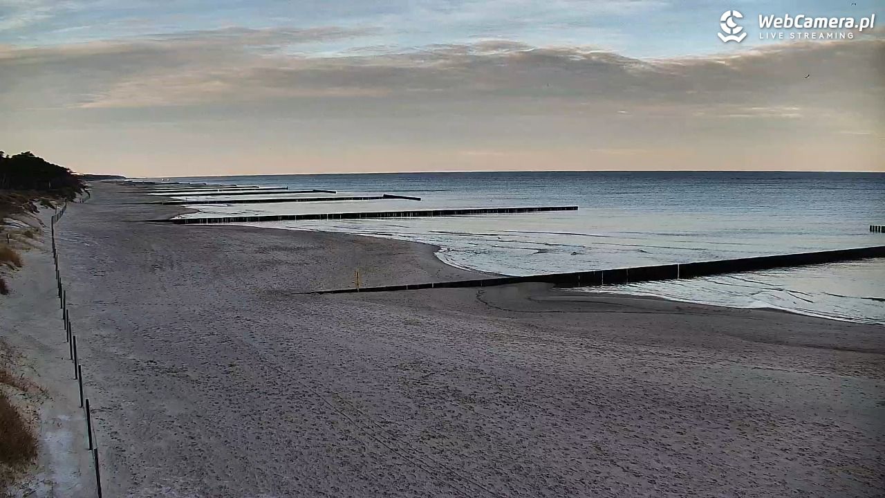 DŹWIRZYNO - widok na plażę - 19 grudzień 2025, 09:18