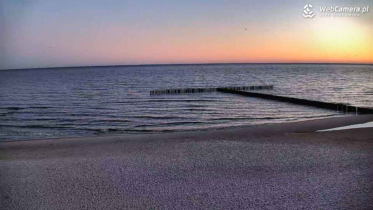 DŹWIRZYNO - widok na plażę - 21 marzec 2026, 05:41