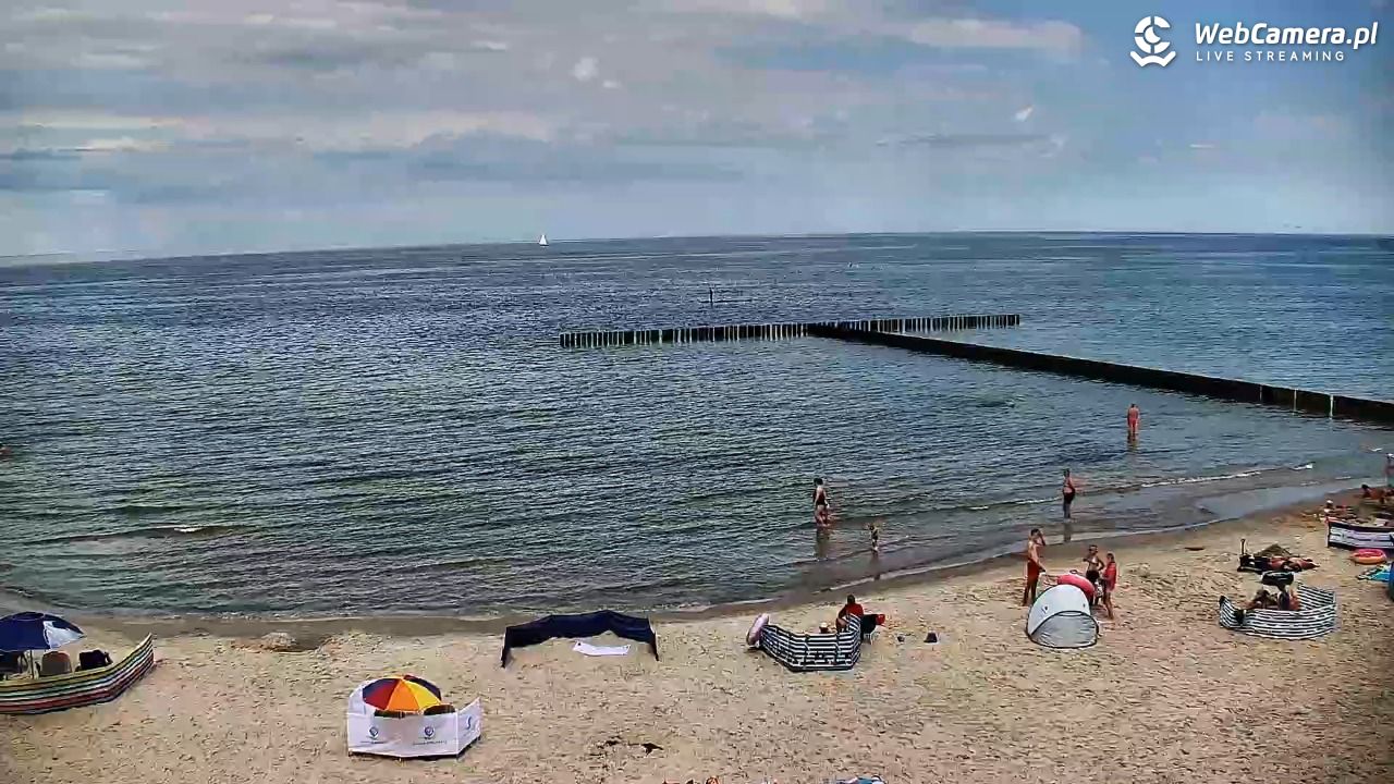 DŹWIRZYNO - widok na plażę - 06 sierpień 2026, 13:10