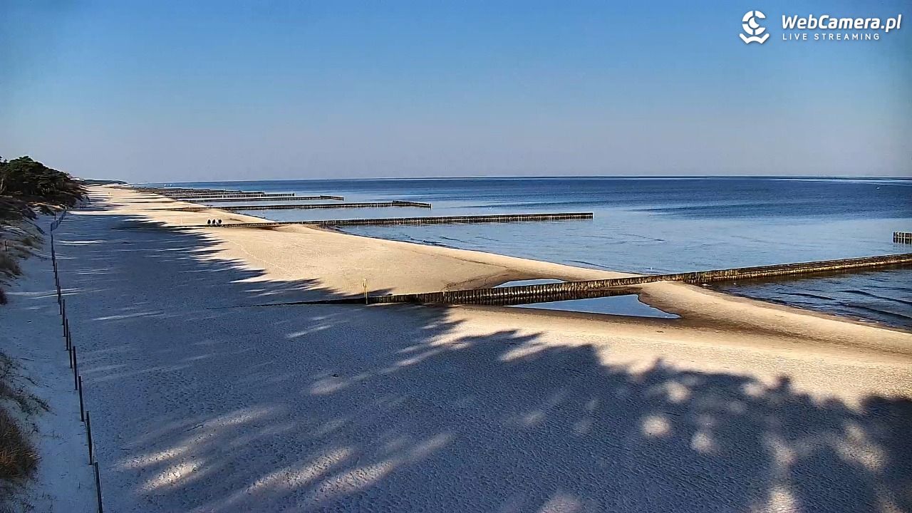 DŹWIRZYNO - widok na plażę - 22 marzec 2026, 08:08