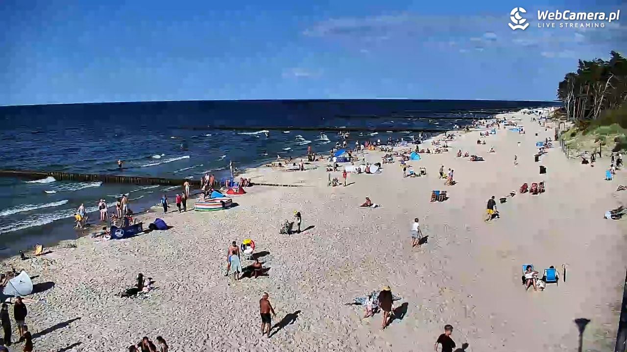 DŹWIRZYNO - widok na plażę - 06 sierpień 2026, 17:10