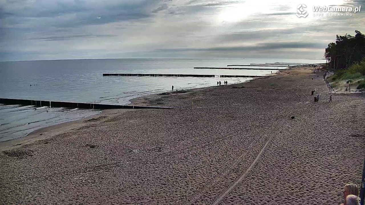DŹWIRZYNO - widok na plażę - 06 sierpień 2026, 08:26