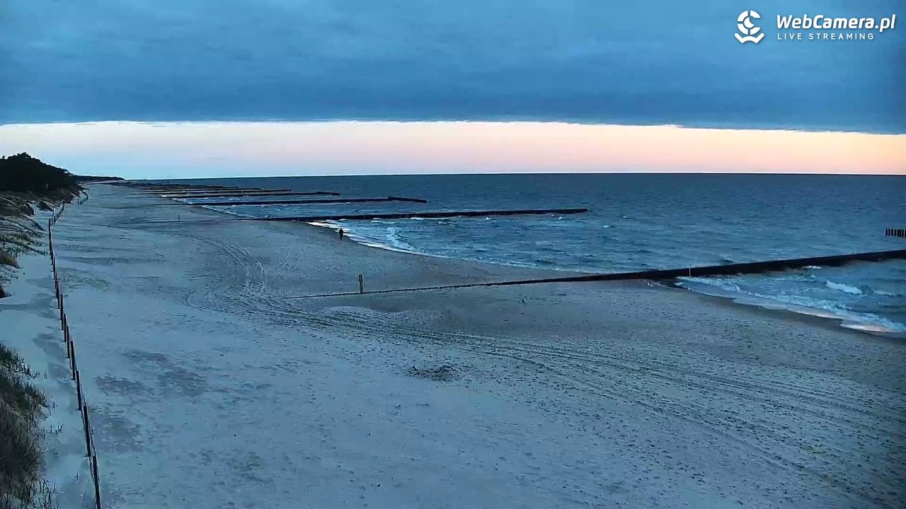 DŹWIRZYNO - widok na plażę - 08 maj 2026, 05:16