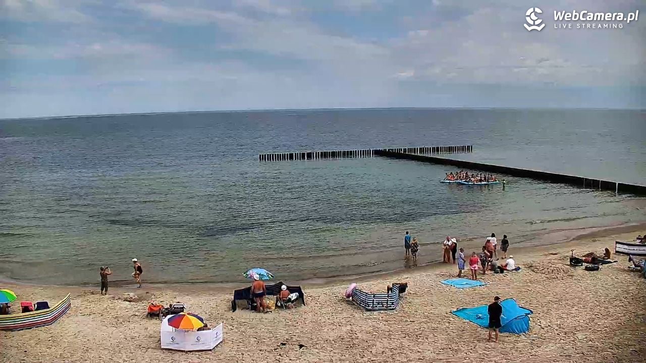 DŹWIRZYNO - widok na plażę - 06 sierpień 2026, 11:19