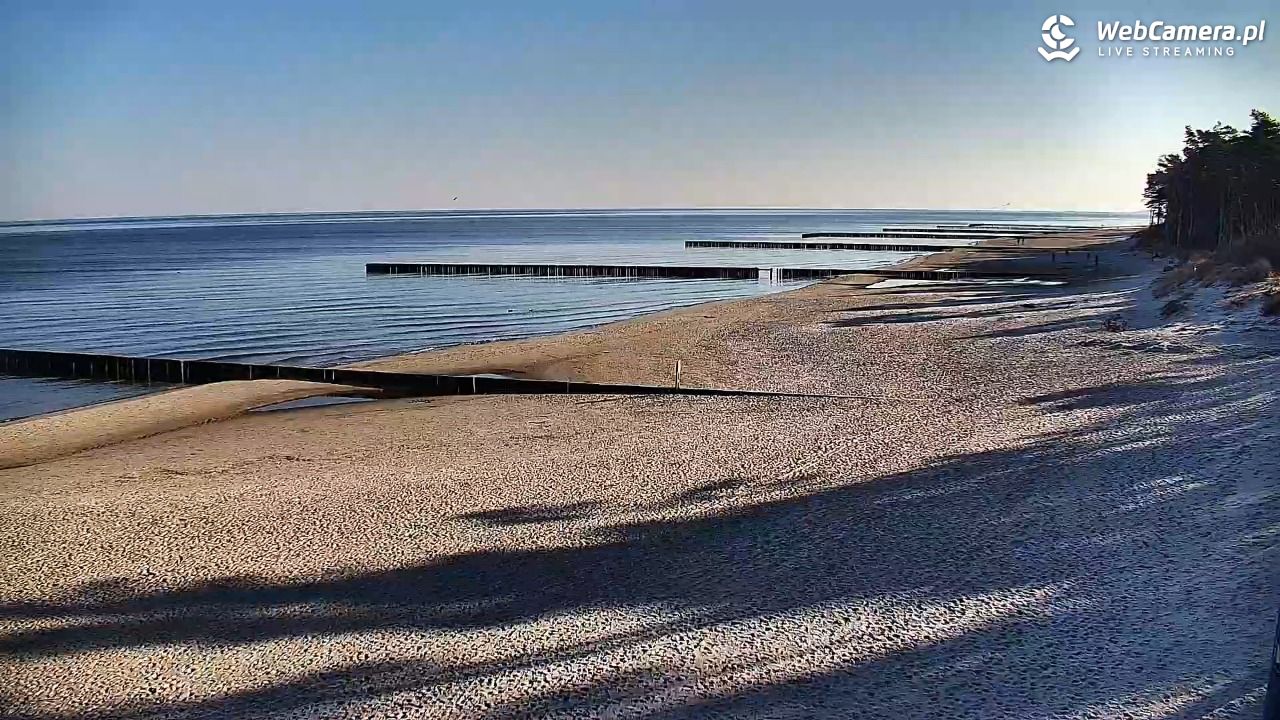 DŹWIRZYNO - widok na plażę - 22 marzec 2026, 08:09