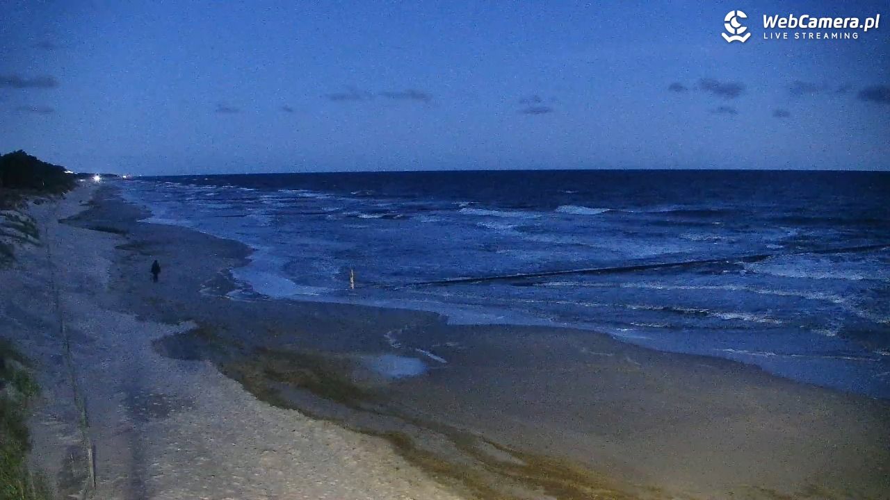 DŹWIRZYNO - widok na plażę - 22 wresień 2026, 05:58