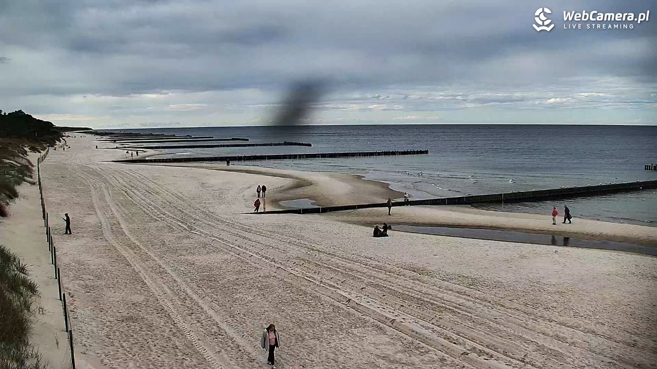 DŹWIRZYNO - widok na plażę - 15 wresień 2025, 14:47