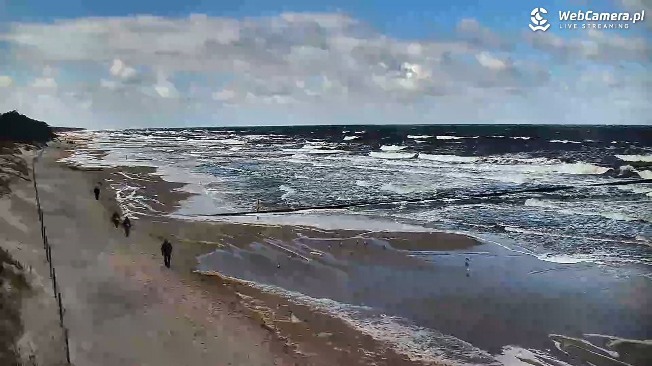 DŹWIRZYNO - widok na plażę - 21 wresień 2026, 11:58