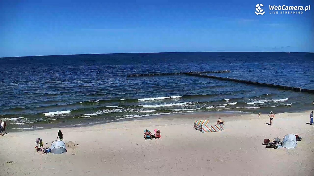 DŹWIRZYNO - widok na plażę - 23 czerwiec 2026, 12:49