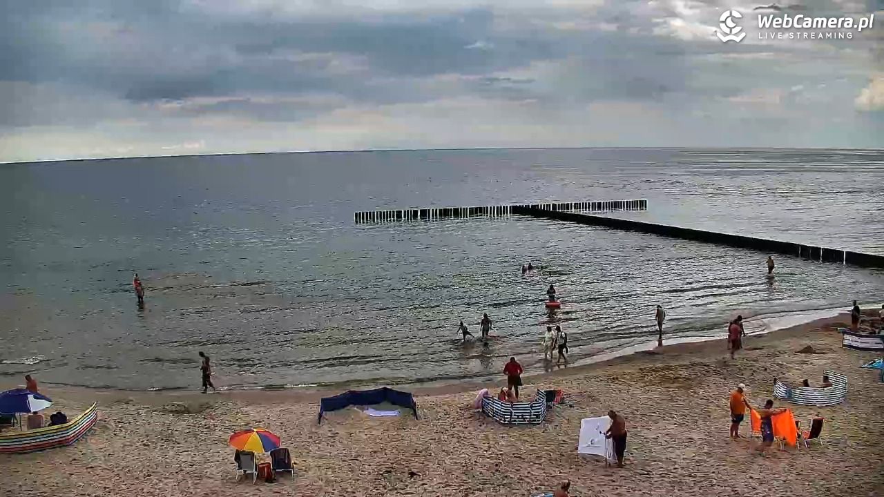DŹWIRZYNO - widok na plażę - 06 sierpień 2026, 13:38