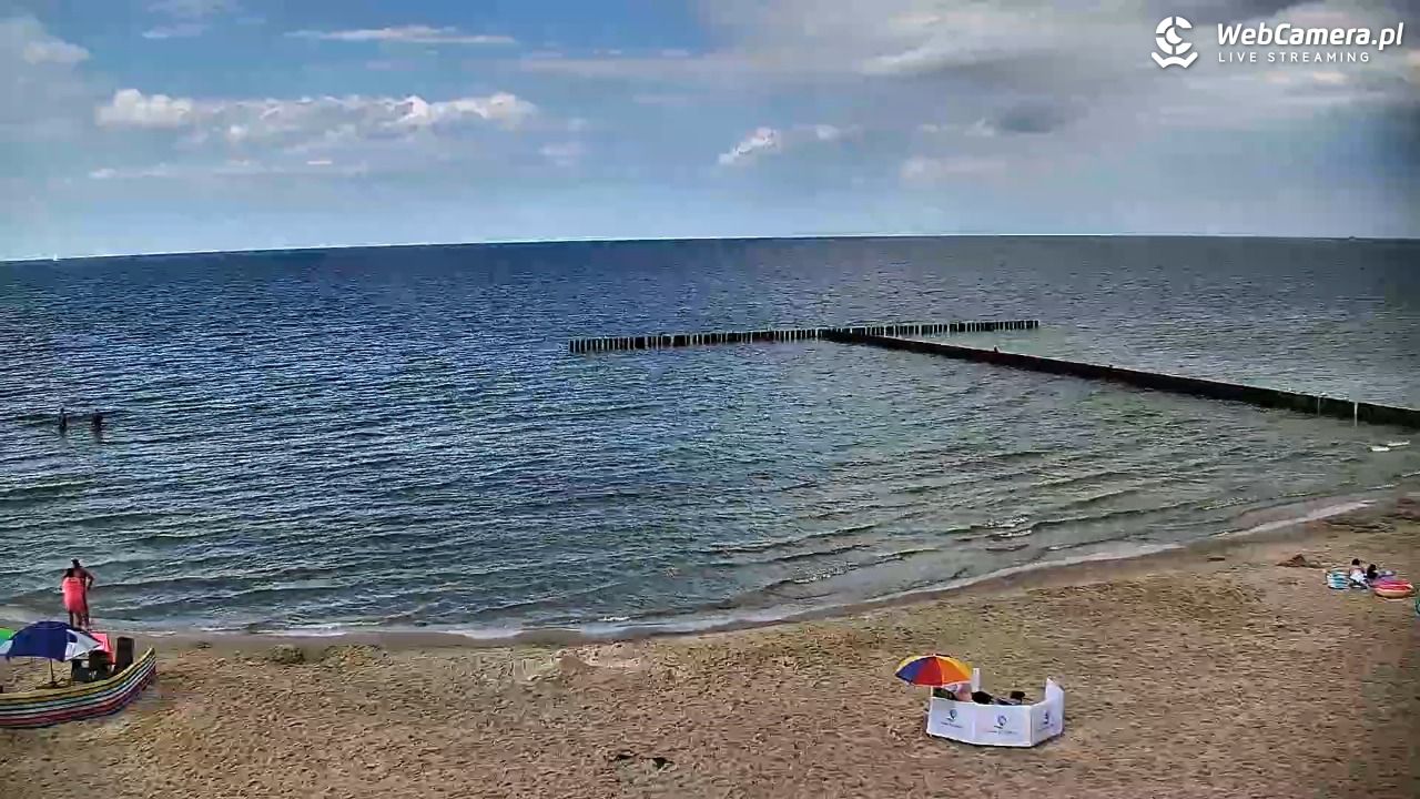 DŹWIRZYNO - widok na plażę - 06 sierpień 2026, 14:14