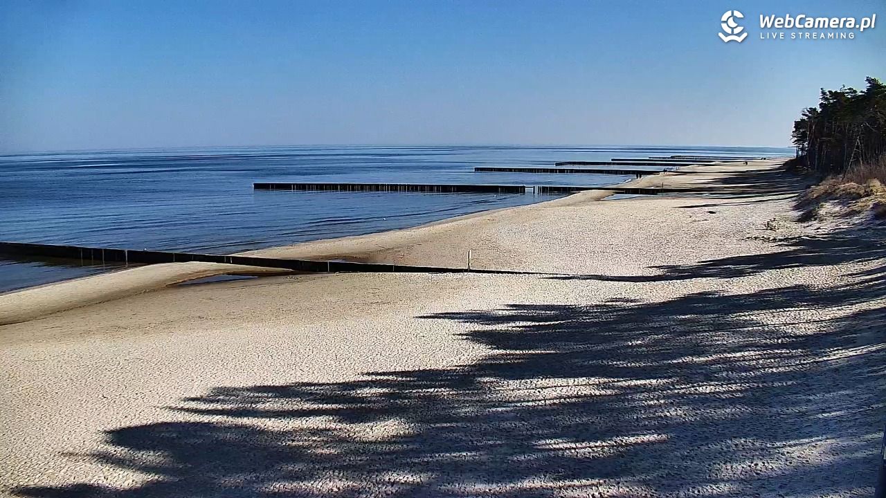 DŹWIRZYNO - widok na plażę - 22 marzec 2026, 10:02