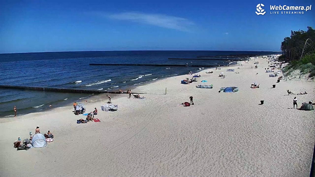 DŹWIRZYNO - widok na plażę - 23 czerwiec 2026, 13:33