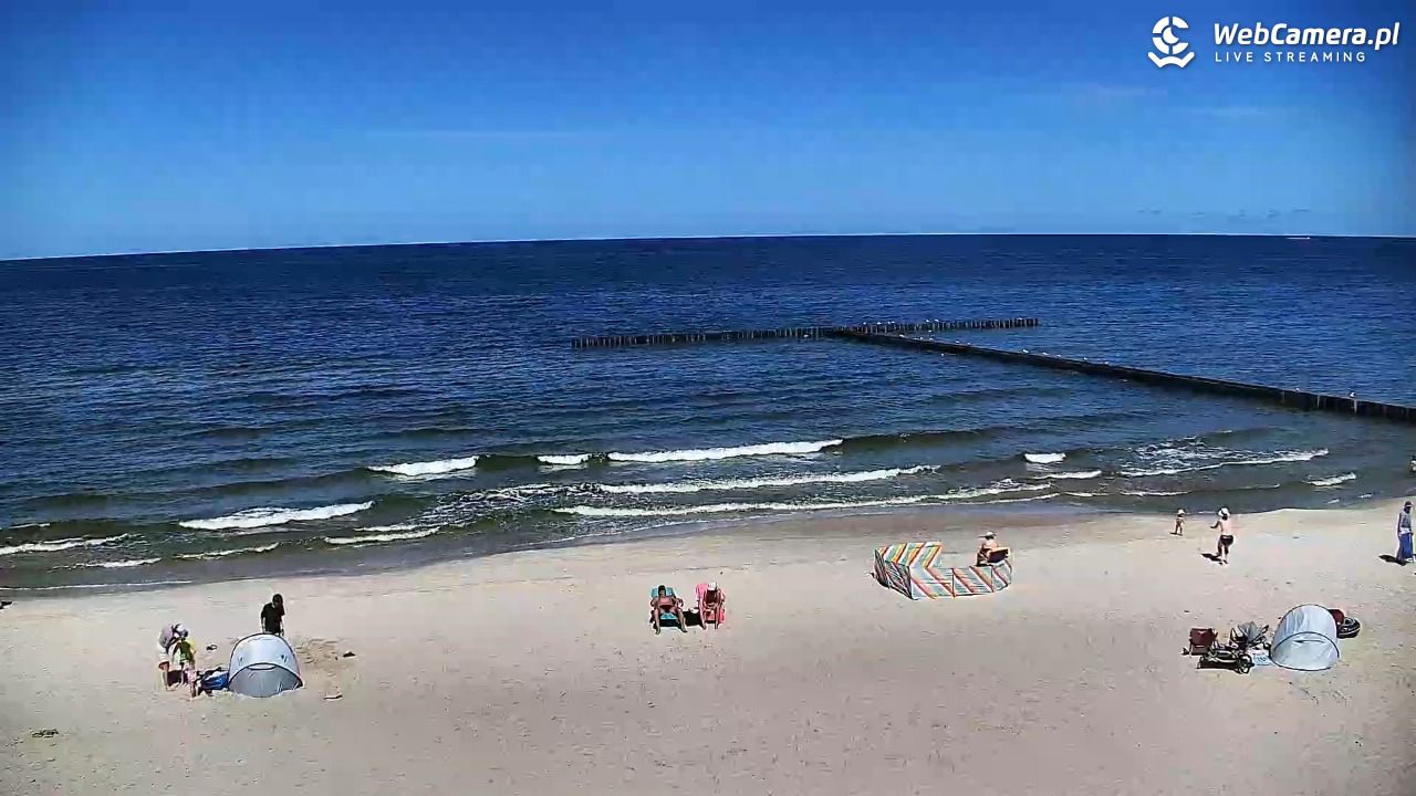 DŹWIRZYNO - widok na plażę - 23 czerwiec 2026, 12:50