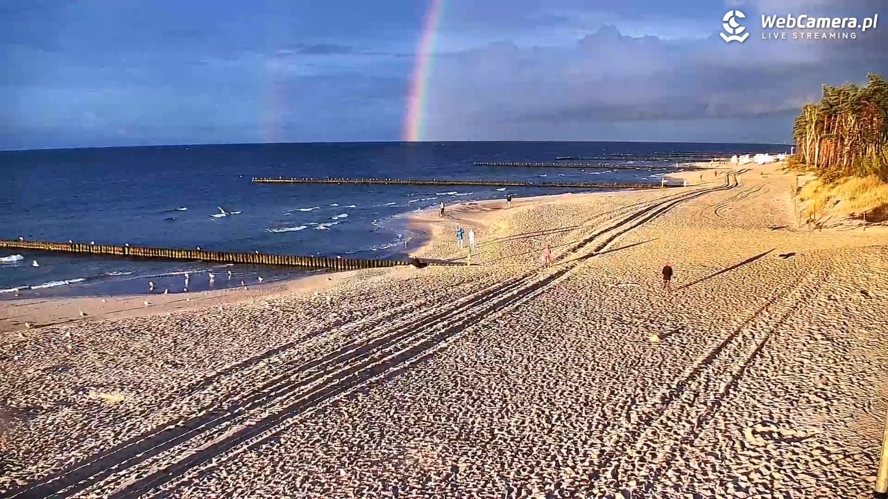 DŹWIRZYNO - widok na plażę - 14 wresień 2025, 18:48