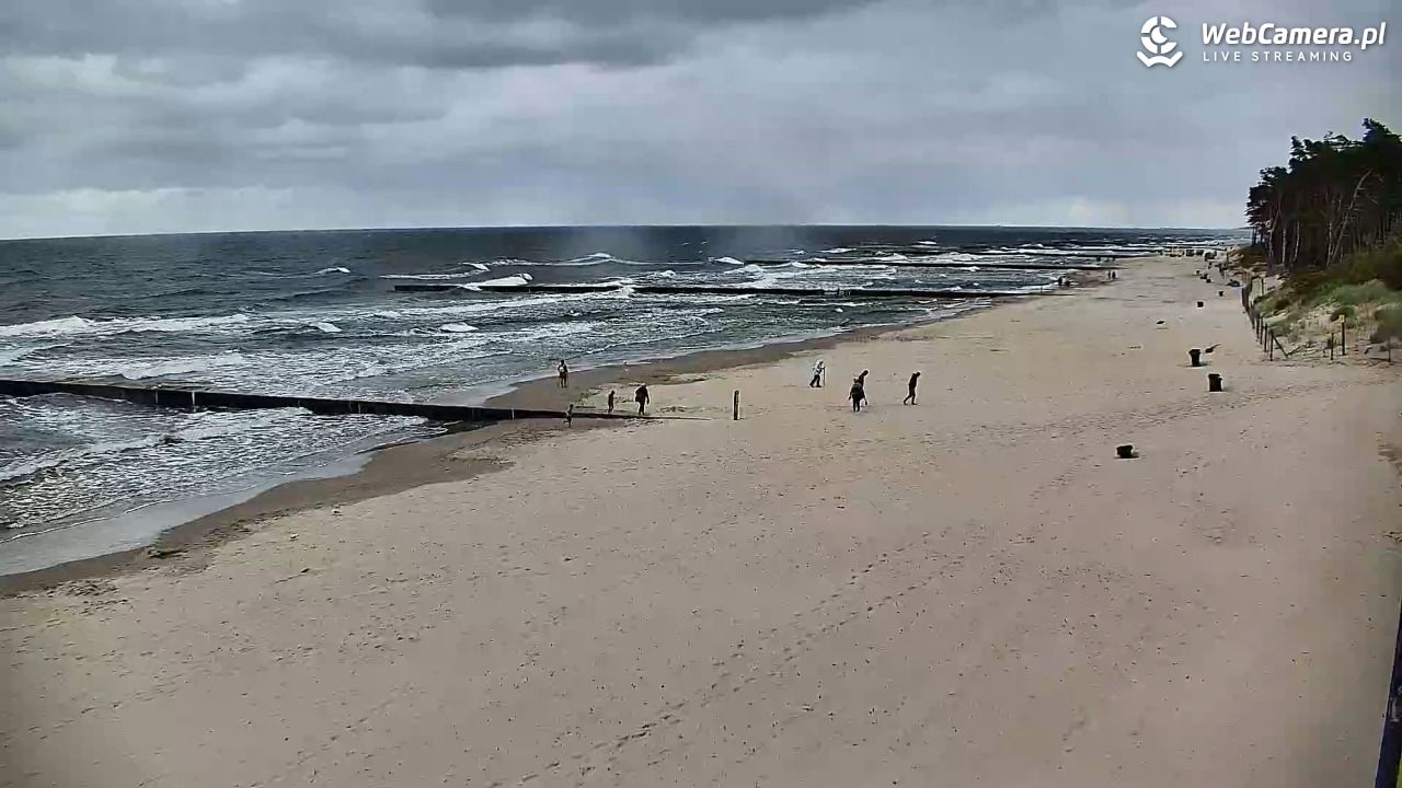 DŹWIRZYNO - widok na plażę - 07 sierpień 2026, 11:16