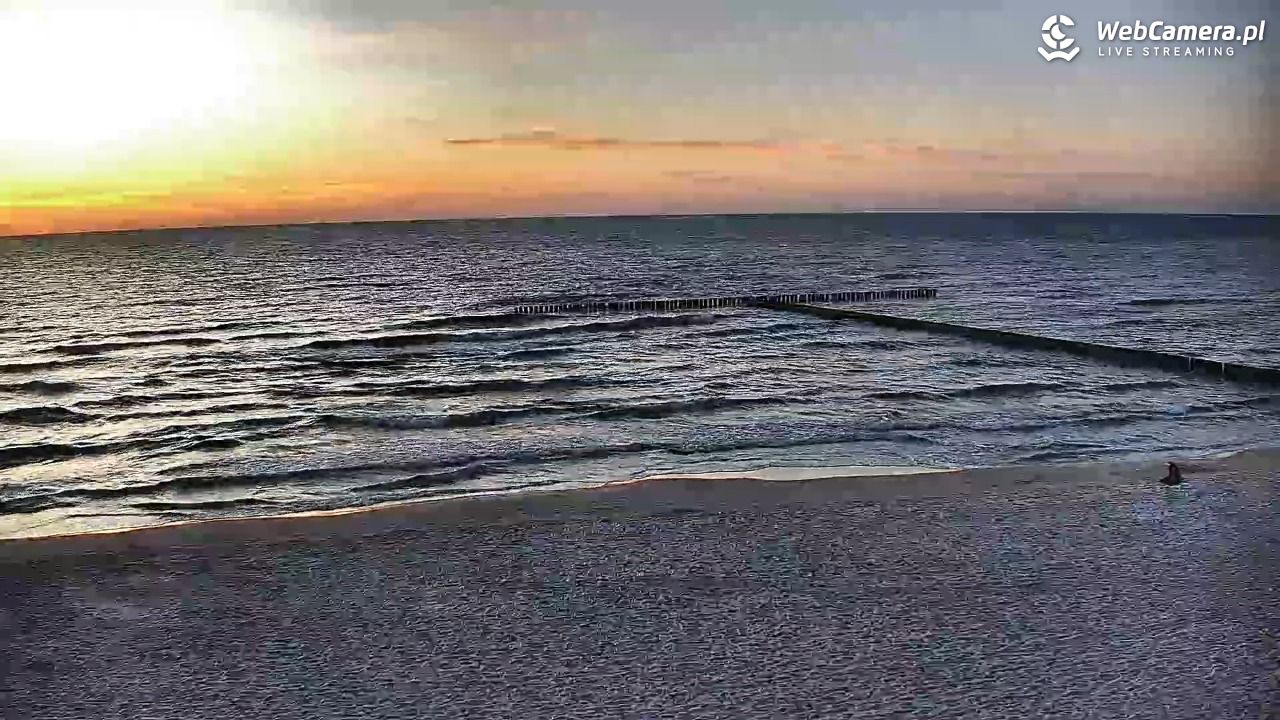 DŹWIRZYNO - widok na plażę - 22 czerwiec 2026, 21:45