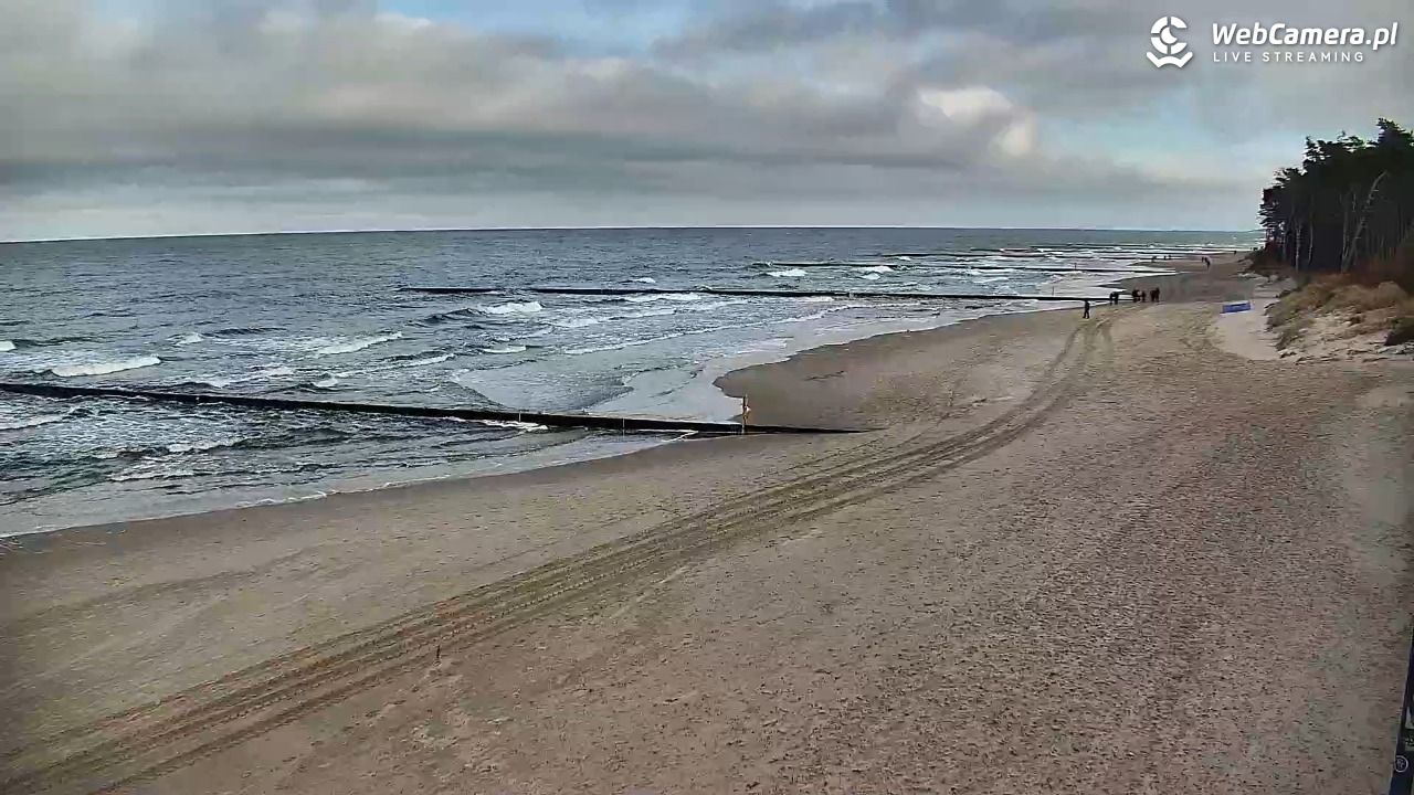 DŹWIRZYNO - widok na plażę - 31 październik 2025, 11:53