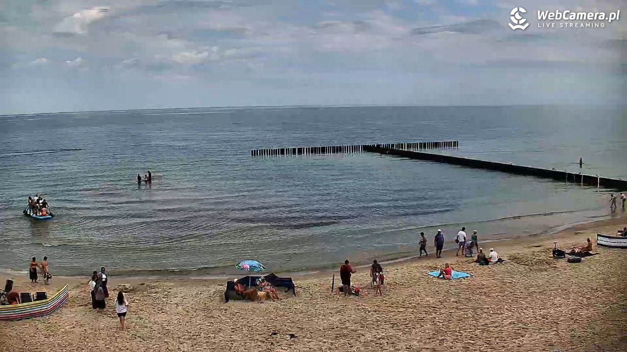 DŹWIRZYNO - widok na plażę - 06 sierpień 2026, 10:56