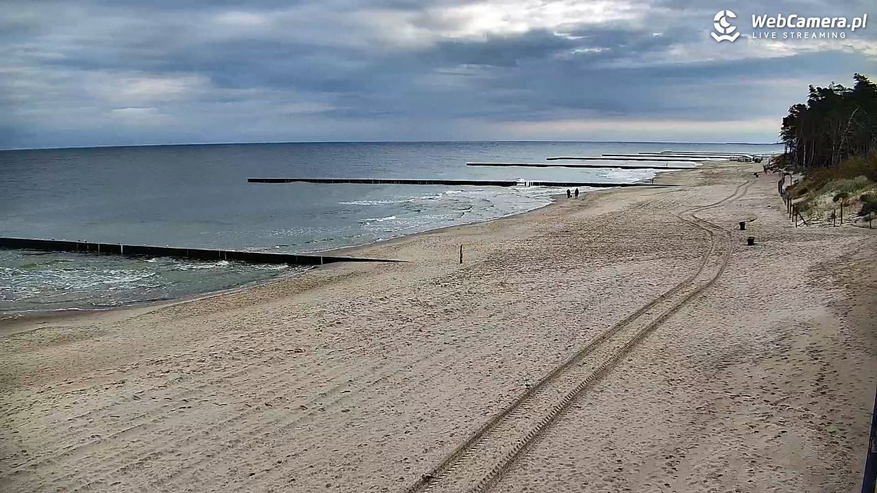 DŹWIRZYNO - widok na plażę - 18 wresień 2026, 08:56