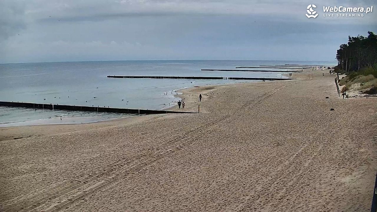 DŹWIRZYNO - widok na plażę - 14 wresień 2025, 17:27
