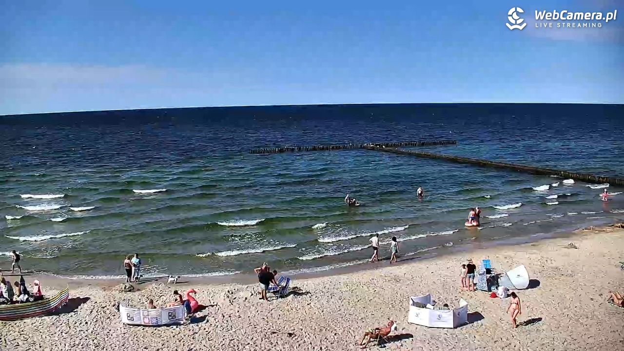 DŹWIRZYNO - widok na plażę - 06 sierpień 2026, 16:09