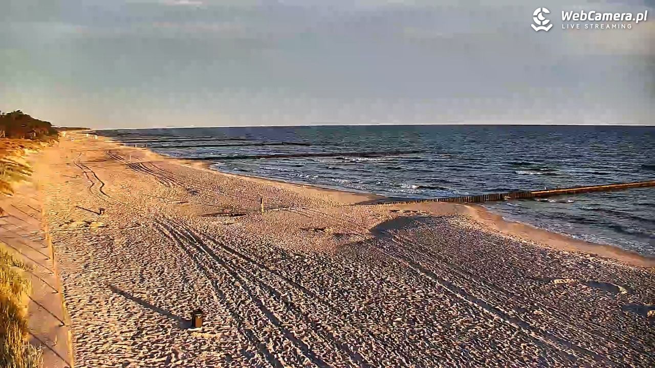 DŹWIRZYNO - widok na plażę - 23 czerwiec 2026, 04:57