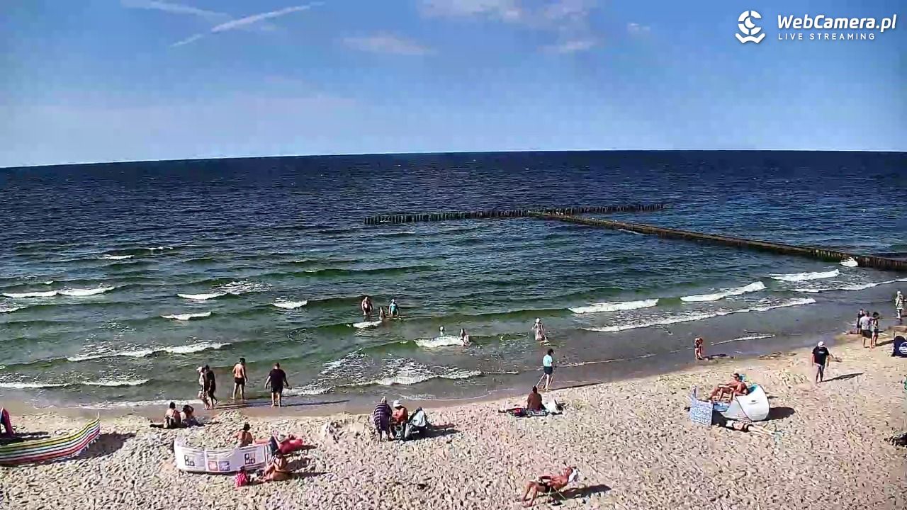 DŹWIRZYNO - widok na plażę - 06 sierpień 2026, 16:50