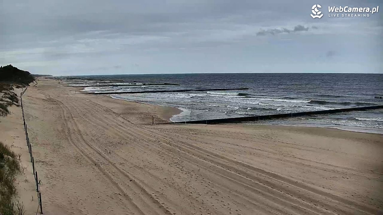 DŹWIRZYNO - widok na plażę - 20 wresień 2026, 09:54