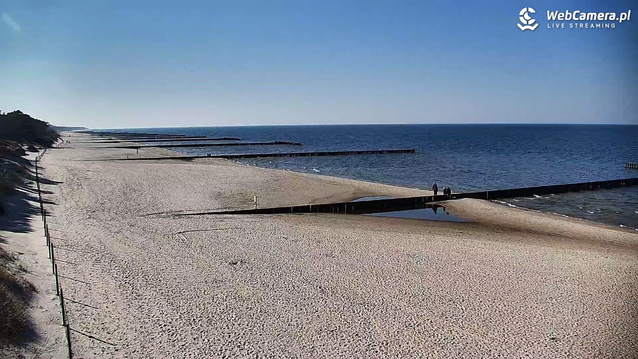 DŹWIRZYNO - widok na plażę - 22 marzec 2026, 14:11