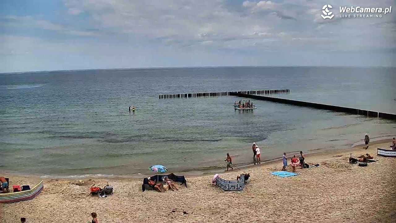 DŹWIRZYNO - widok na plażę - 06 sierpień 2026, 11:08