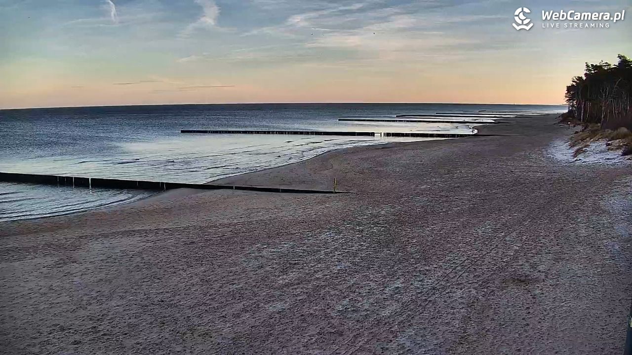 DŹWIRZYNO - widok na plażę - 19 grudzień 2025, 09:18