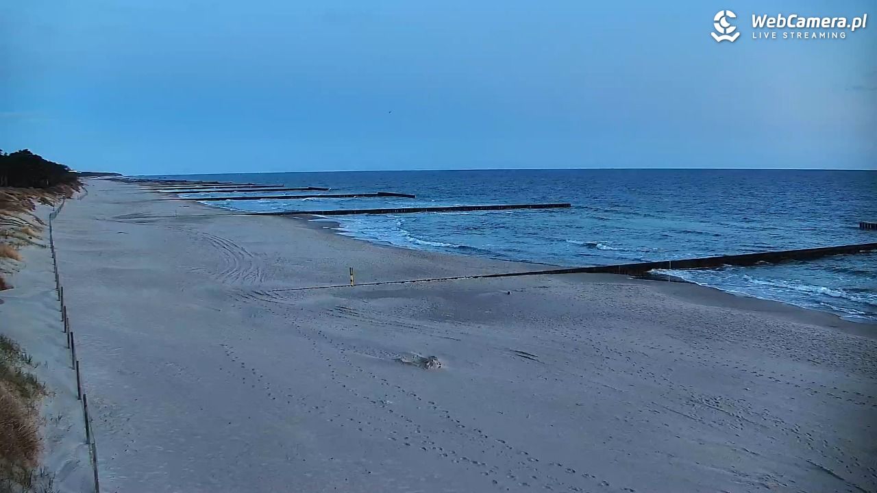 DŹWIRZYNO - widok na plażę - 09 maj 2026, 04:54