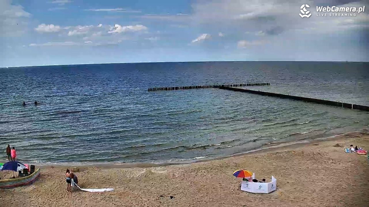 DŹWIRZYNO - widok na plażę - 06 sierpień 2026, 14:15