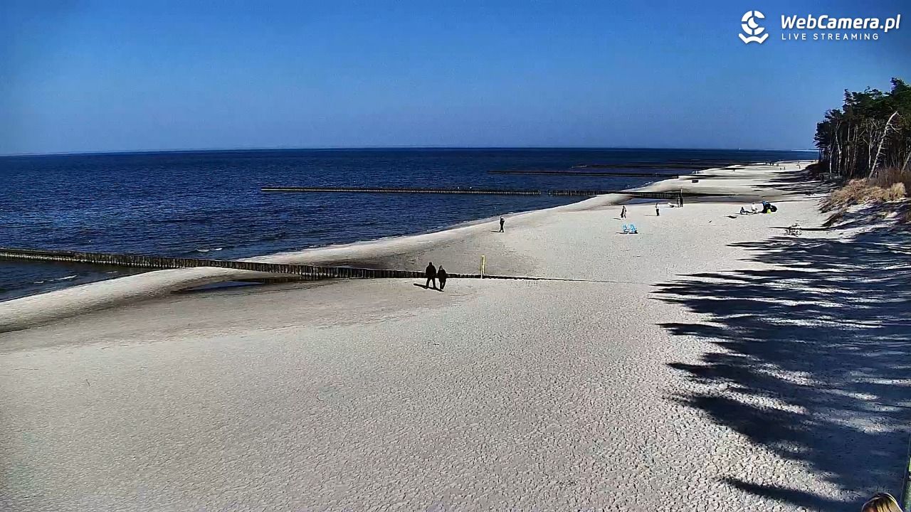 DŹWIRZYNO - widok na plażę - 22 marzec 2026, 13:24