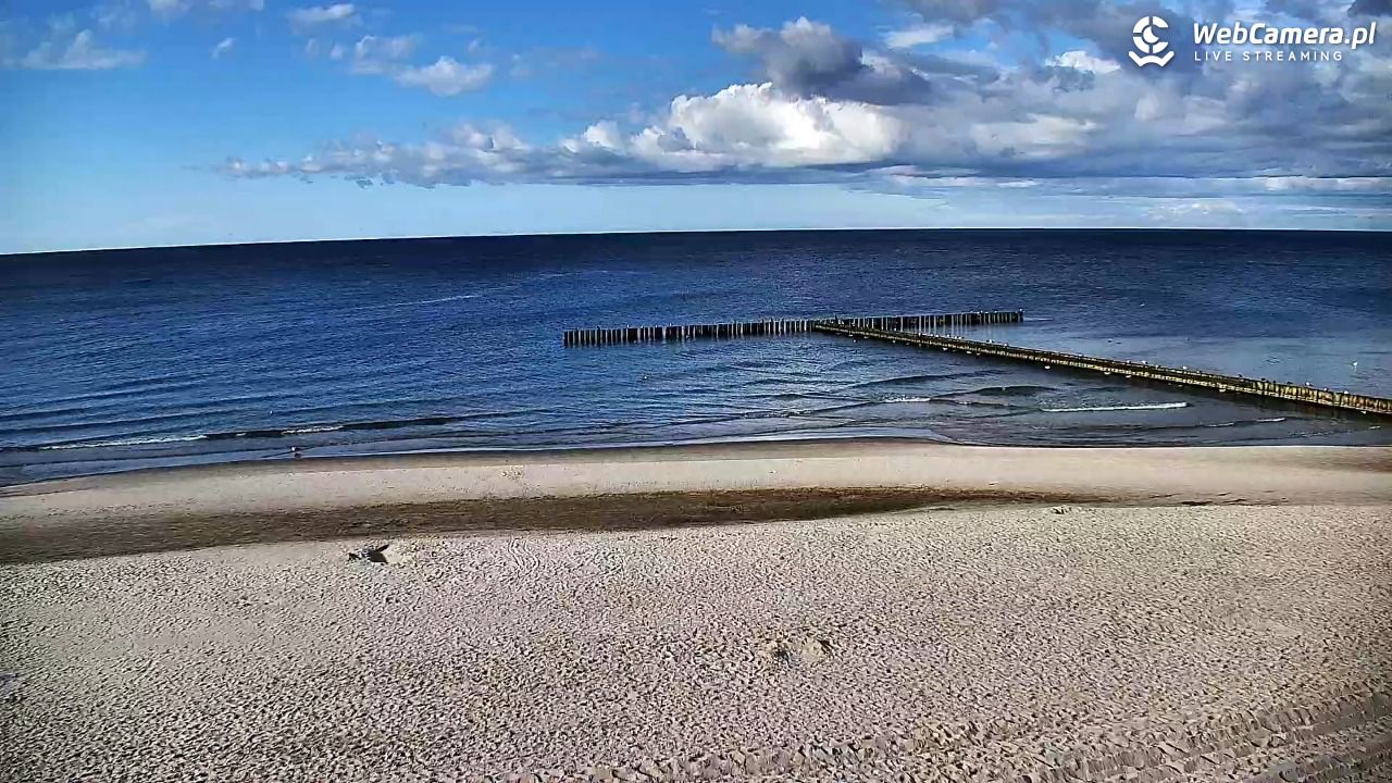 DŹWIRZYNO - widok na plażę - 15 wresień 2025, 16:45
