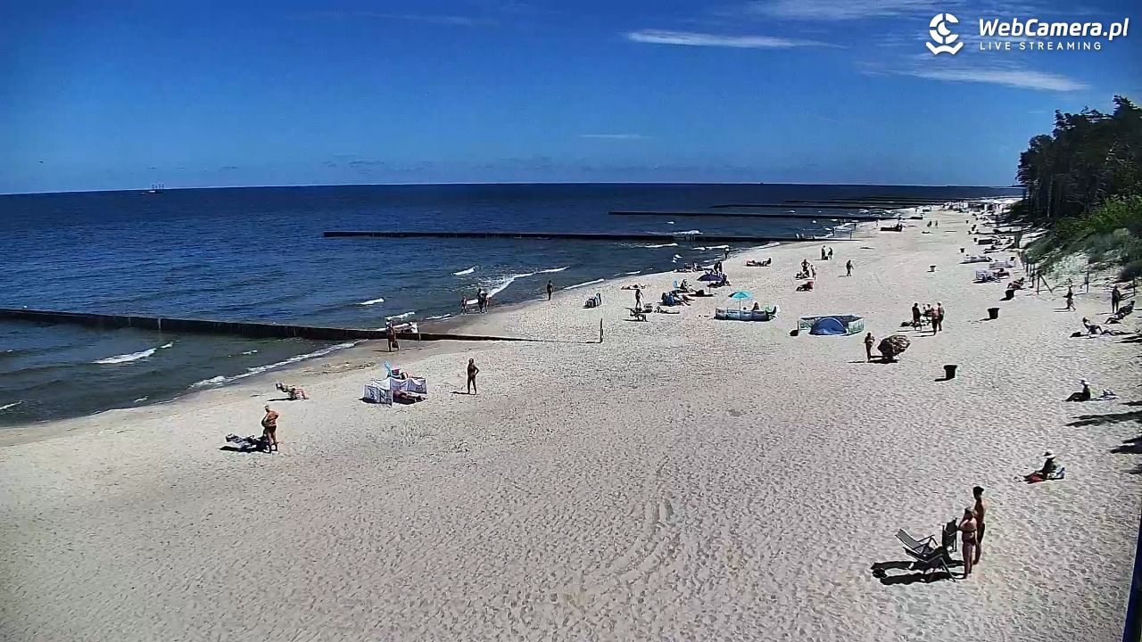 DŹWIRZYNO - widok na plażę - 23 czerwiec 2026, 12:13