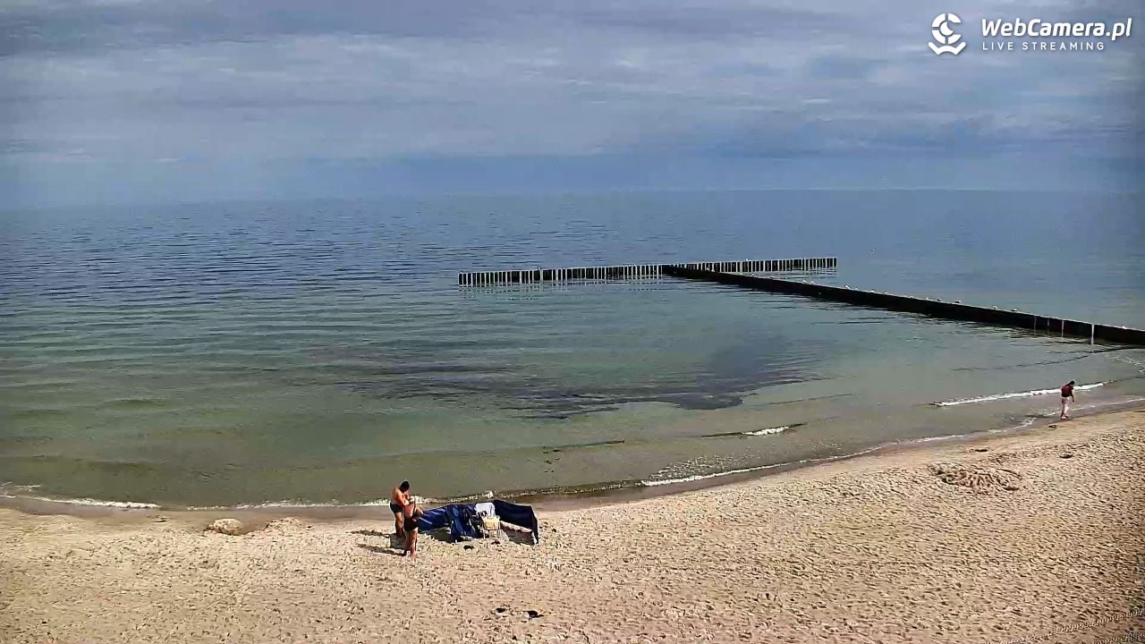 DŹWIRZYNO - widok na plażę - 06 sierpień 2026, 10:10