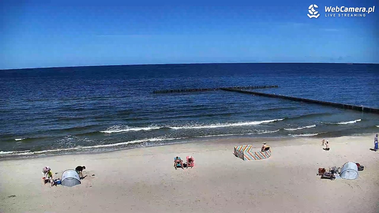 DŹWIRZYNO - widok na plażę - 23 czerwiec 2026, 12:49