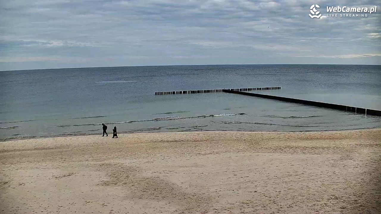 DŹWIRZYNO - widok na plażę - 19 grudzień 2025, 11:08