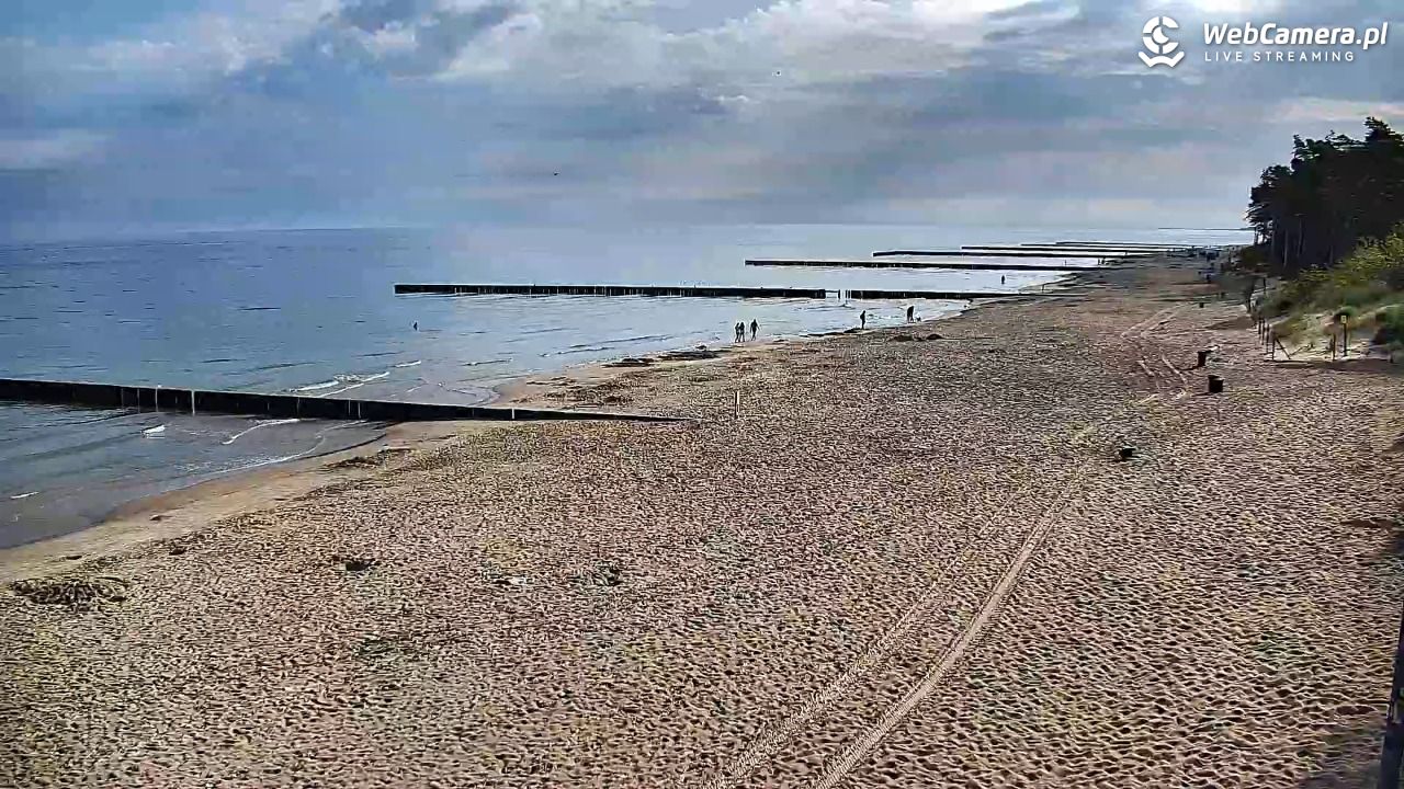 DŹWIRZYNO - widok na plażę - 06 sierpień 2026, 08:39