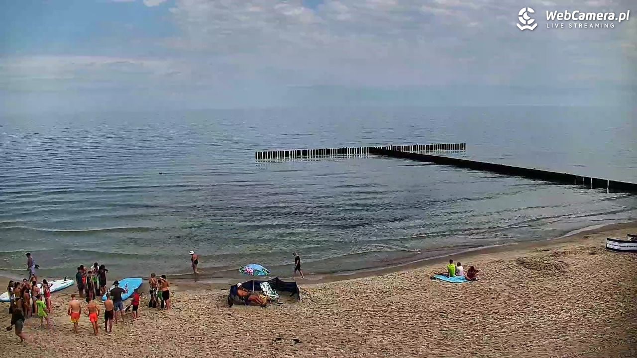 DŹWIRZYNO - widok na plażę - 06 sierpień 2026, 10:27