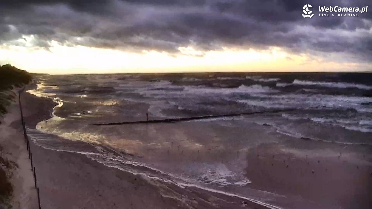 DŹWIRZYNO - widok na plażę - 30 październik 2025, 16:41