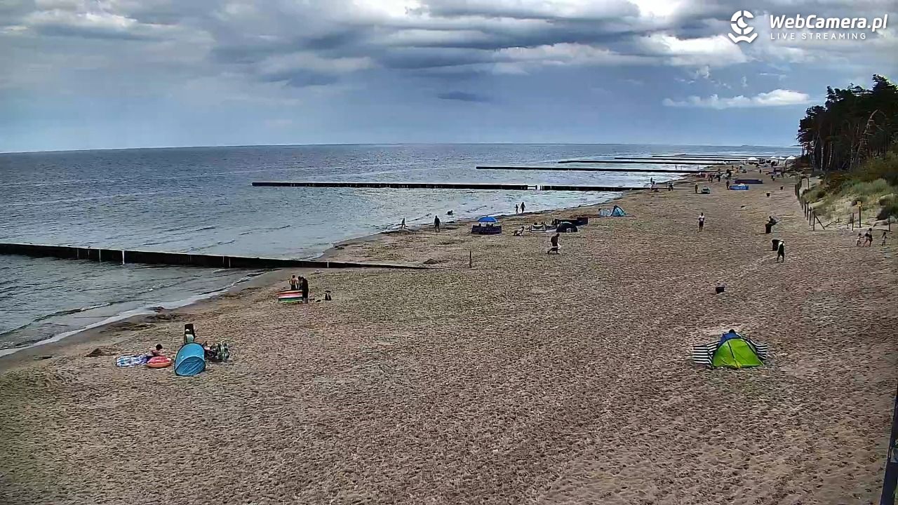 DŹWIRZYNO - widok na plażę - 06 sierpień 2026, 14:35