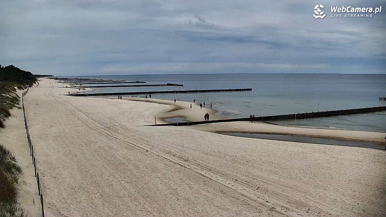 DŹWIRZYNO - widok na plażę - 14 wresień 2025, 12:53